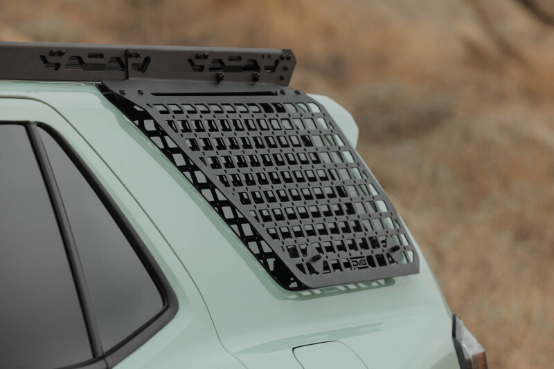 Toyota 4Runner Exterior Window Molle - Driver Side - DV8 Offroad - For DV8 Roof Rack - Black Powder Coated - `25-`26